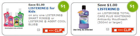 New Listerine Coupons:  Walmart, Target and Walgreens Deals