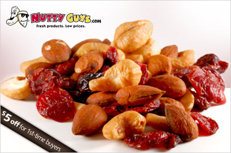 Eversave:  Nutty Guys $18 Voucher for only $1 (New Members Only)