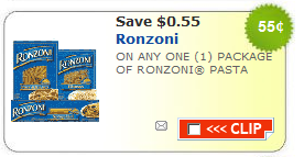 Printable Coupons: Ronzoni Pasta, Dove, Wholly Guacamole and More