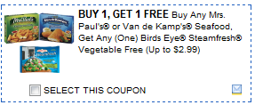 Printable Coupons: Van de Kamps, Quaker Snacks, Breakstone Sour Cream and More