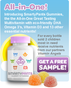 Free Sample Of SmartyPants Children’s Gummy Vitamins
