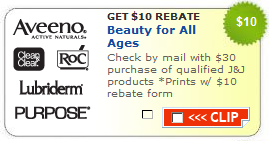 Beauty For All Ages Rebate: Get $10 Back from Johnsonn & Johnson