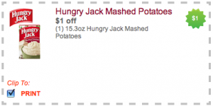 $1/1 Hungry Jack Potatoes Coupon