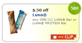 New Mambo Sprouts Coupons = Free Luna Bars