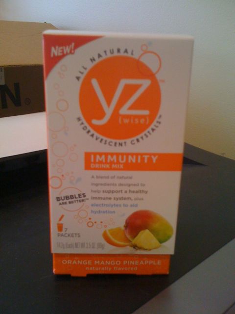Freebies in my Mailbox: YZ Hydravescent Crystals and Febreze Candle