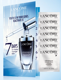 FREE 7-day sample of Genifique by Lancome