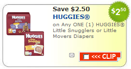 New $2.50/1 Huggies Diaper Coupon = Cheap at Rite Aid and Walgreens