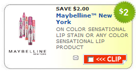 Rite Aid: Maybelline Lip Products for $1 each