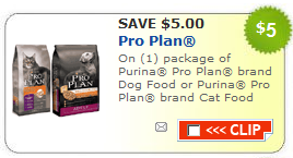 $5/1 Purina Pet Food Coupon + More