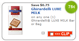 $0.75/1 Ghirardelli Chocolate Coupon