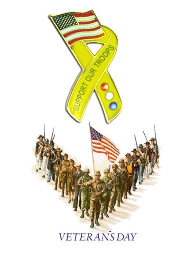 Free American Flag ‘Support Our Troops’ Lapel Pin