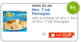 Printable Coupons: Mrs. T Pierogies, Greenies, Libby’s Vegetables and More