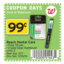 Walgreens: Free Reach Products and Cheap Kleenex Products