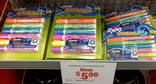 Staples: Expo Washable Markers for $3