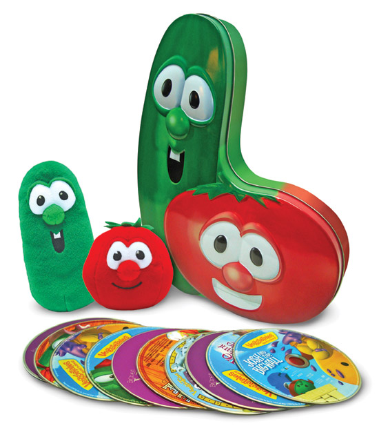 10 Veggie Tales DVDs for $30