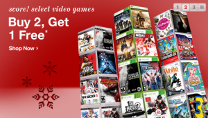 target buy 2 get 1 free video games