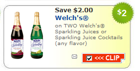 New $2 Welch’s Sparkling Juice Coupon + More!