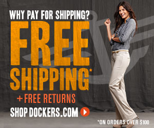 Dockers: 40% off and Free Shipping