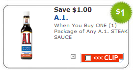 New A-1 Sauce, Marie Callender’s and Healthy Choice Coupons