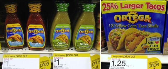 $1/2 Ortega Products Coupon + Target Deals