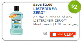 CVS: Two Bottles of Listerine for $1