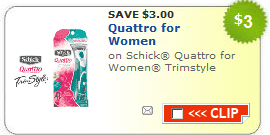 $3/1 Schick Razor Coupon