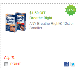 Printable Coupons: Breathe Right strips, Maybelline, Sara Lee and More