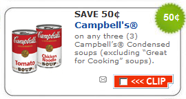 New Campbell’s Soup Coupon = Cheap at Walgreens Next Week