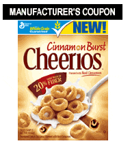 $1.25/1 Cinnamon Burst Cheerios Cereal Coupon