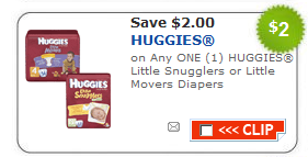 $2/1 Huggies Diapers Coupon