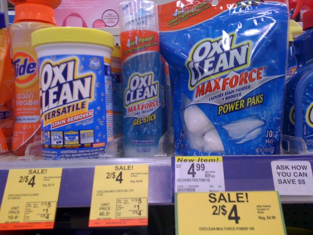 Walgreens Deal: Two OxiClean Laundry Products for $1 – YMMV