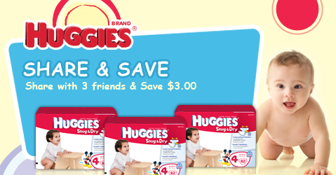 *HOT* $3/1 Huggies Diapers Coupon