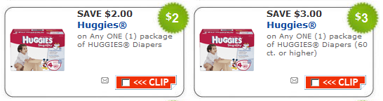 Rite Aid: Huggies Diapers $4.99 per pack