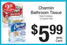 Kroger: Charmin Toilet Paper for $0.25/roll