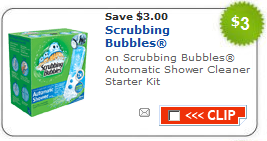 Tons of Scrubbing Bubbles Coupons