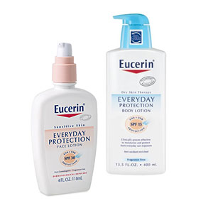 (2) Free Eucerin® Everyday Protection SPF Lotion Sample
