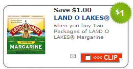 Land O Lakes Butter And Margarine Coupons