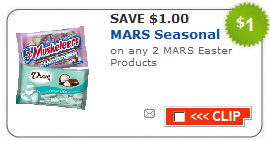 $1/2 Mars Easter Candy Coupon = Free Snickers Eggs