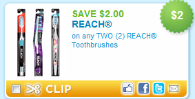 New Reach Toothbrush and Listerine Coupons = Free at CVS