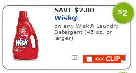 *HOT* $4 off Wisk Laundry Detergent