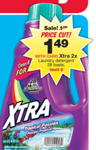 CVS Deal: Get Xtra Detergent for just $0.99 this week