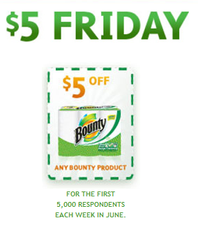 $5/1 Bounty Product Coupon