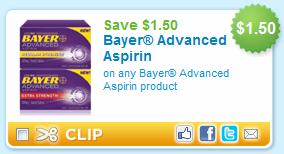 New Bayer Coupon (makes it FREE at Walgreens)