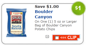 $1/1 Boulder Canyon Chips Coupon = Free at Kroger