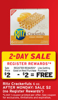 Walgreens: No Crackerfuls Register Rewards Deals