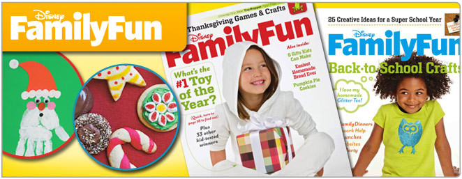 Disney’s Family Fun Magazine for $3.50/yr