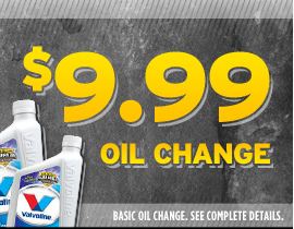 Pay just $9.99 for an oil change,tire rotation and 22 pt inspection at NTB!