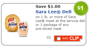 $1/1 Sara Lee Deli Meat Coupon