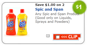 Printable Grocery Coupons: Spic N Span, Wish-bone Salad Dressing, YoCrunch and MORE
