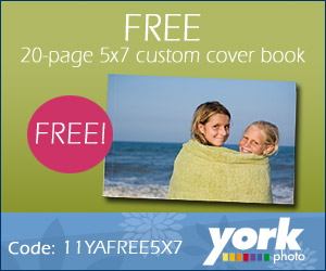 FREE 5×7 Photobook from York (+ 20 FREE prints)